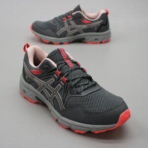 Asics Ladies 9 Gel-venture-8 Grey Trail Running Tennis Shoes Sneakers - 1012A708